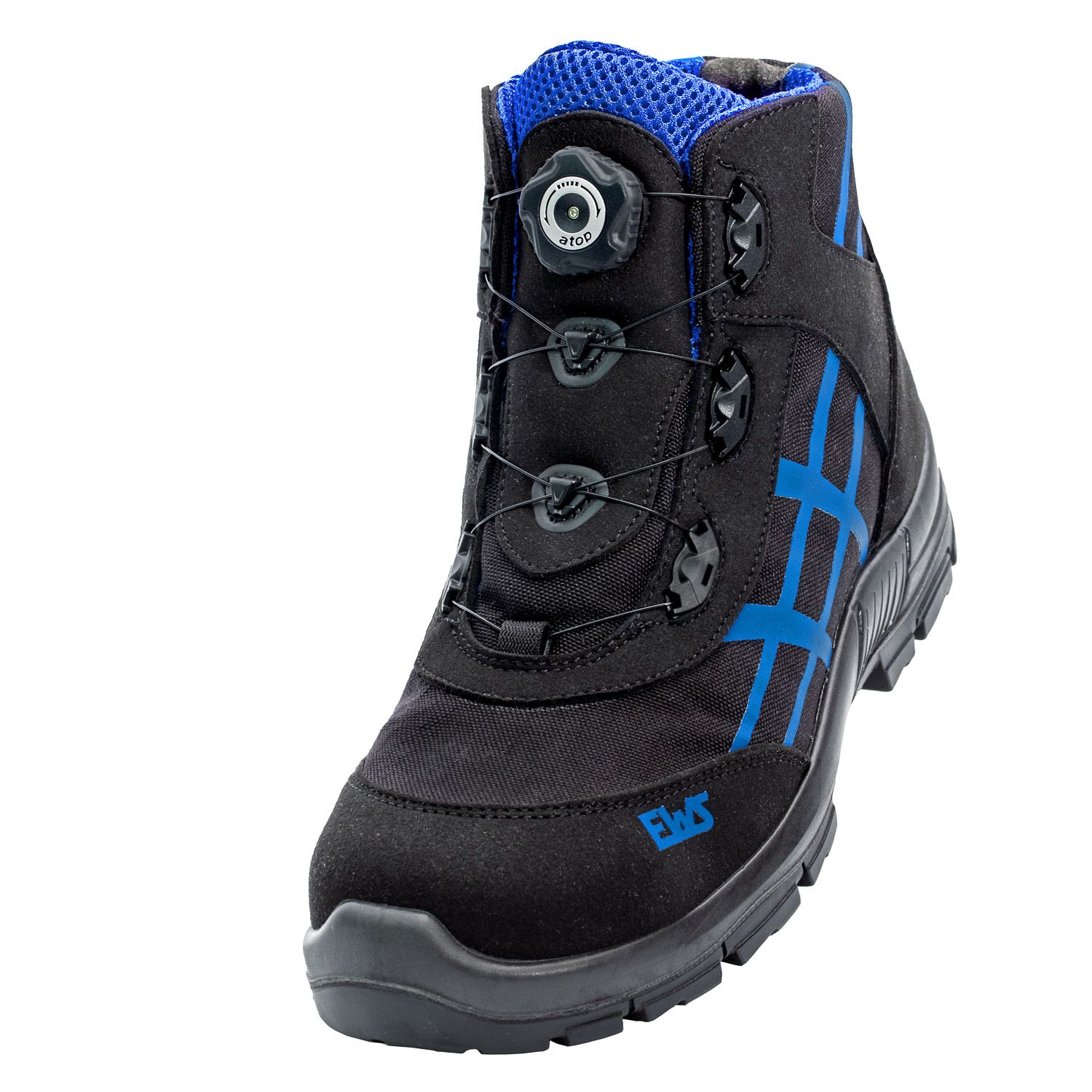 EWS Schutzstiefel DYNAMIC SAFETY knöchelh. schwarz/blau m.A.