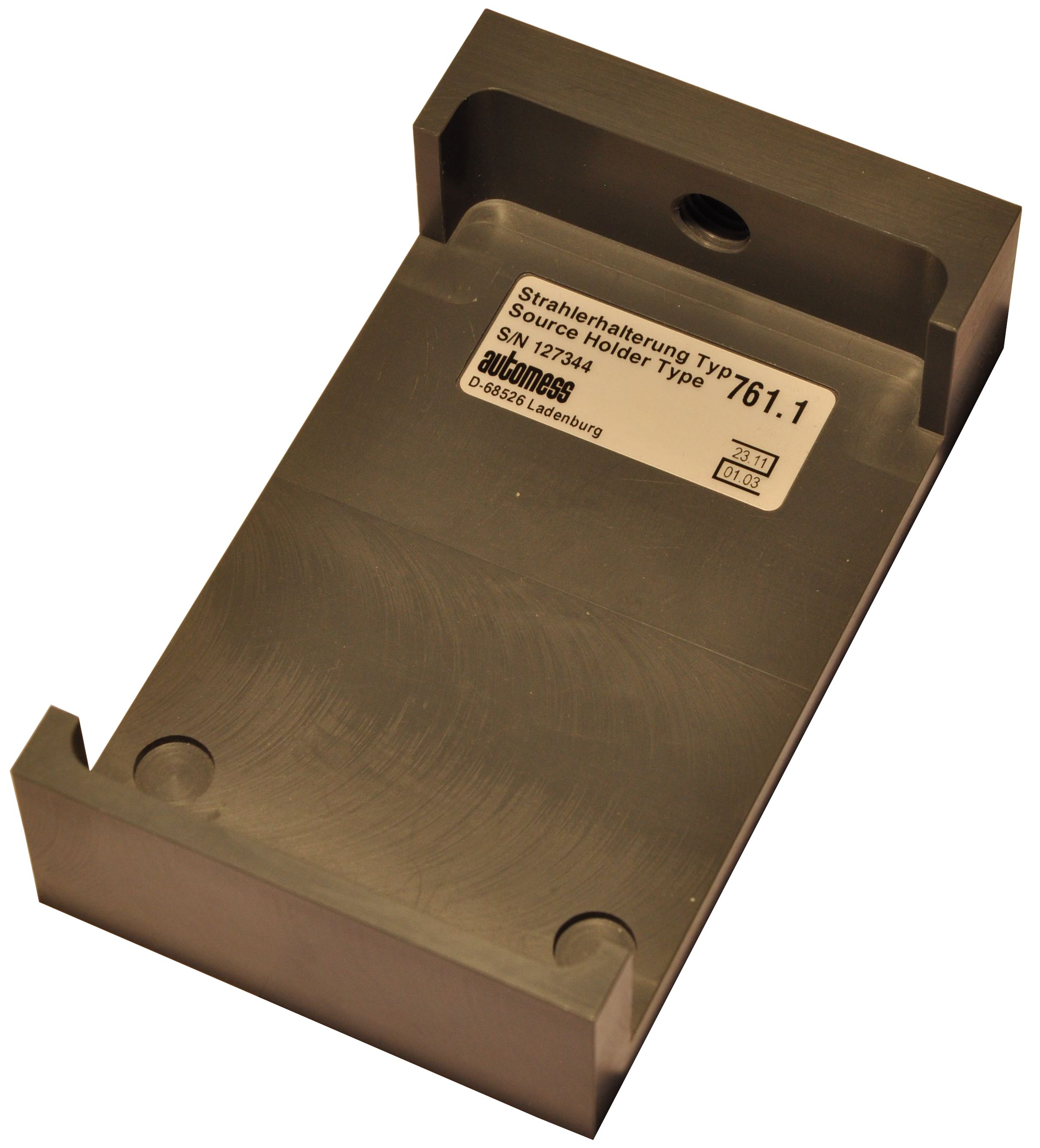 Halterung 761.1 Prüfstrahlers 6706 an 6150AD