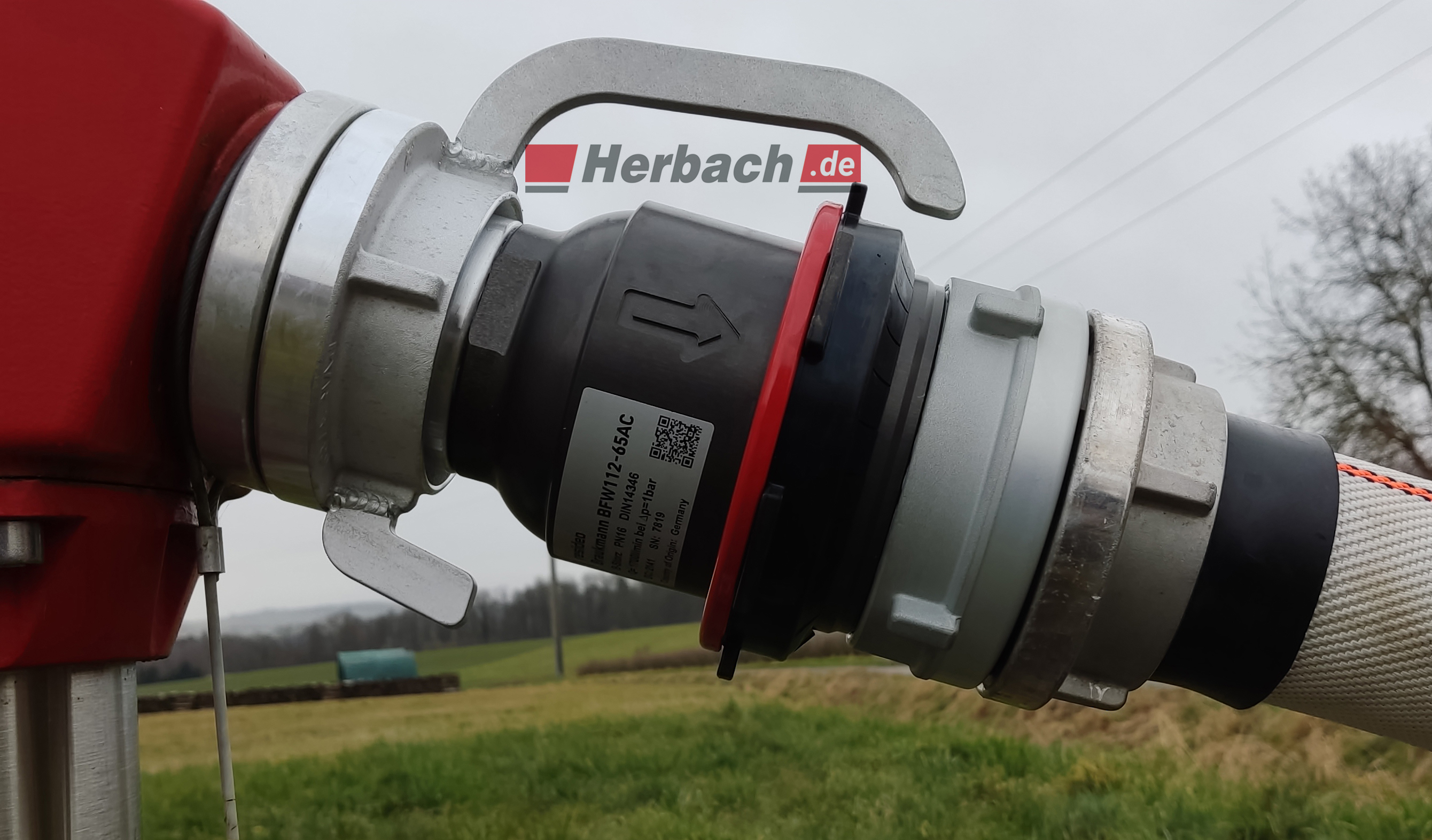 Systemtrenner B-FW112 Honeywell nach DIN 14346:2018-07 mit Griff für Feuerwehr
