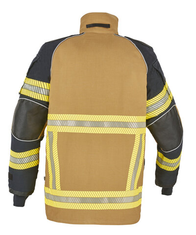 Einsatzjacke X-Pro Dynamic, gold/schwarzblau