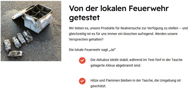 VLITEX Akku Sicherheitsbox