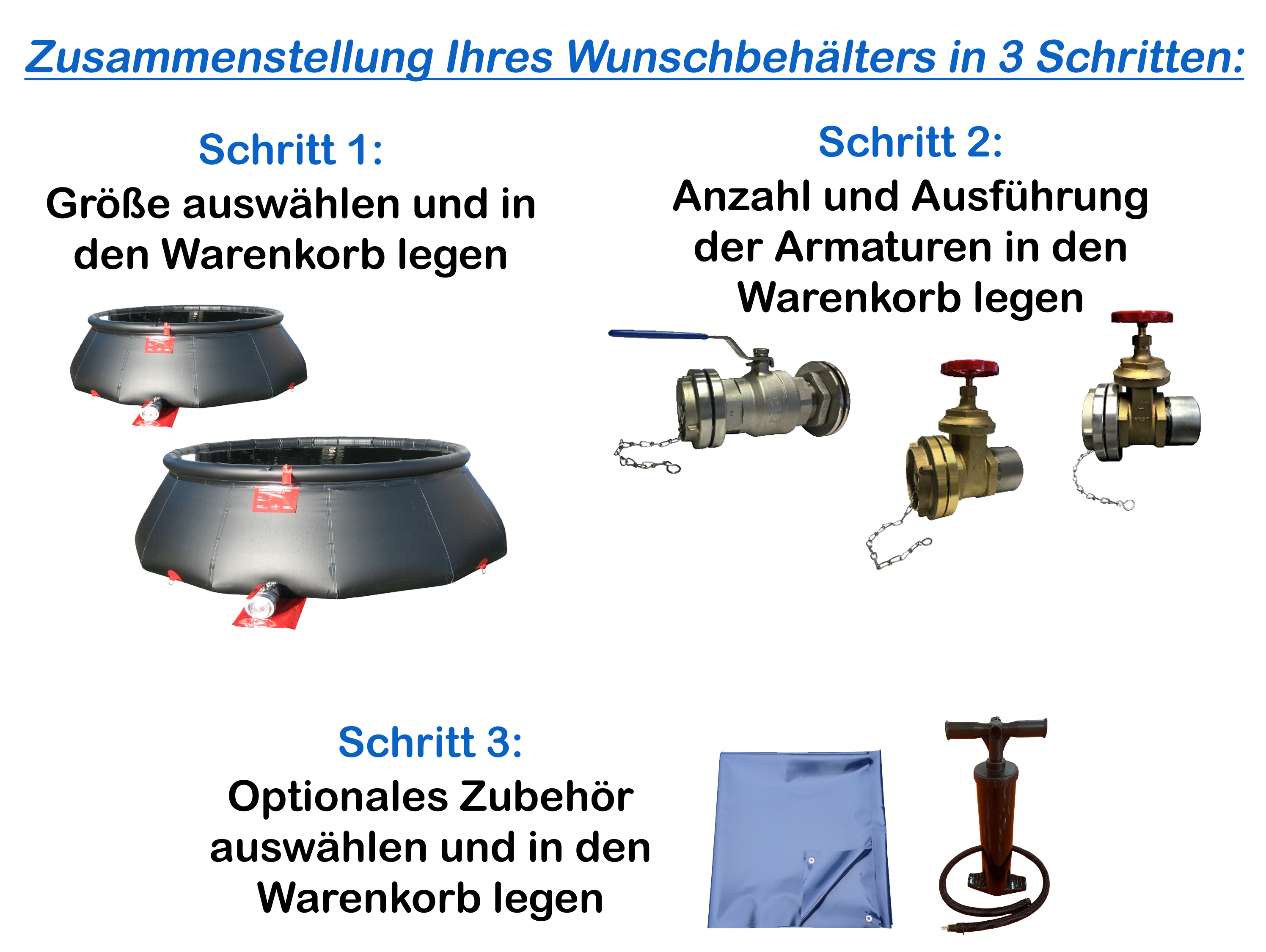 Doppelhubkolbenpumpe für Faltbehälter