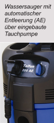 Feuerwehr-Wassersauger Taifun 200 AE