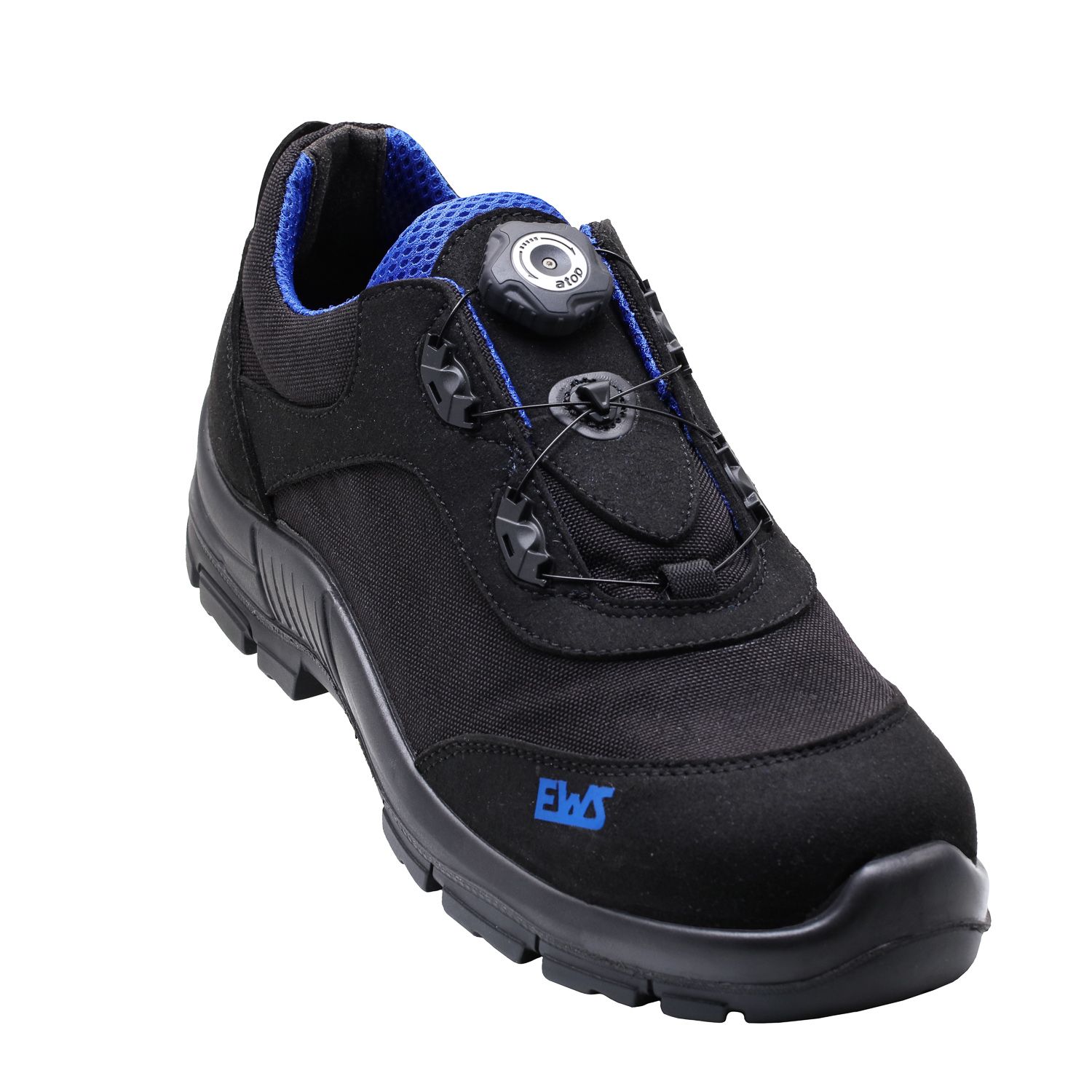 EWS Halbschuh DYNAMIC SAFETY Form A schwarz/blau o. Applik.