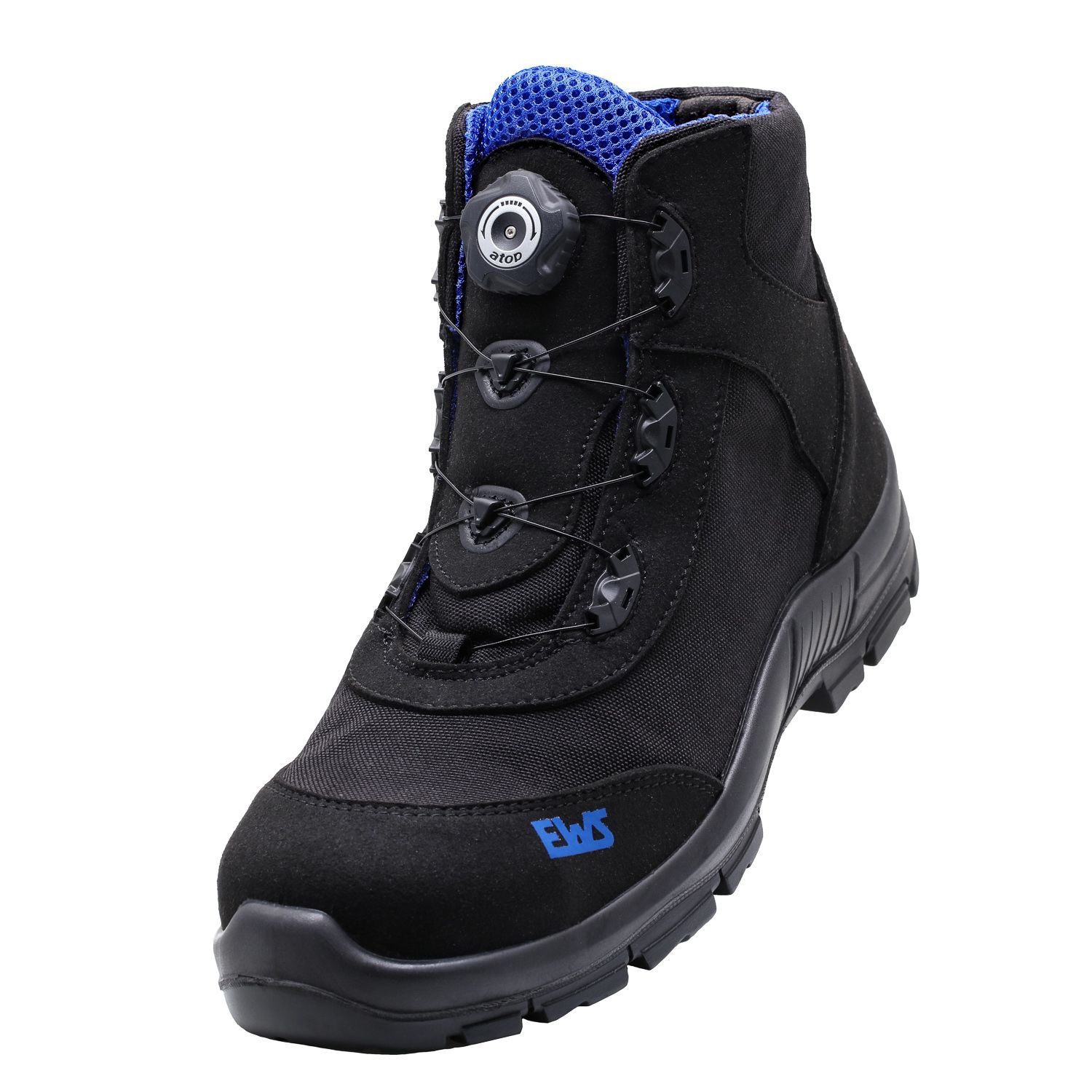 EWS Schutzstiefel DYNAMIC SAFETY knöchelh. schwarz/blau o.A.