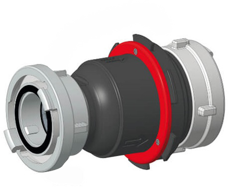 Systemtrenner B-FW112 Honeywell nach DIN 14346:2018-07  ohne Griff für Feuerwehr