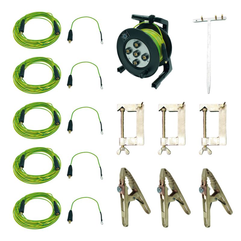 Dönges Feuerwehr Erdungssatz RW/GW-G nach DIN 14555-3 & DIN 14555-12