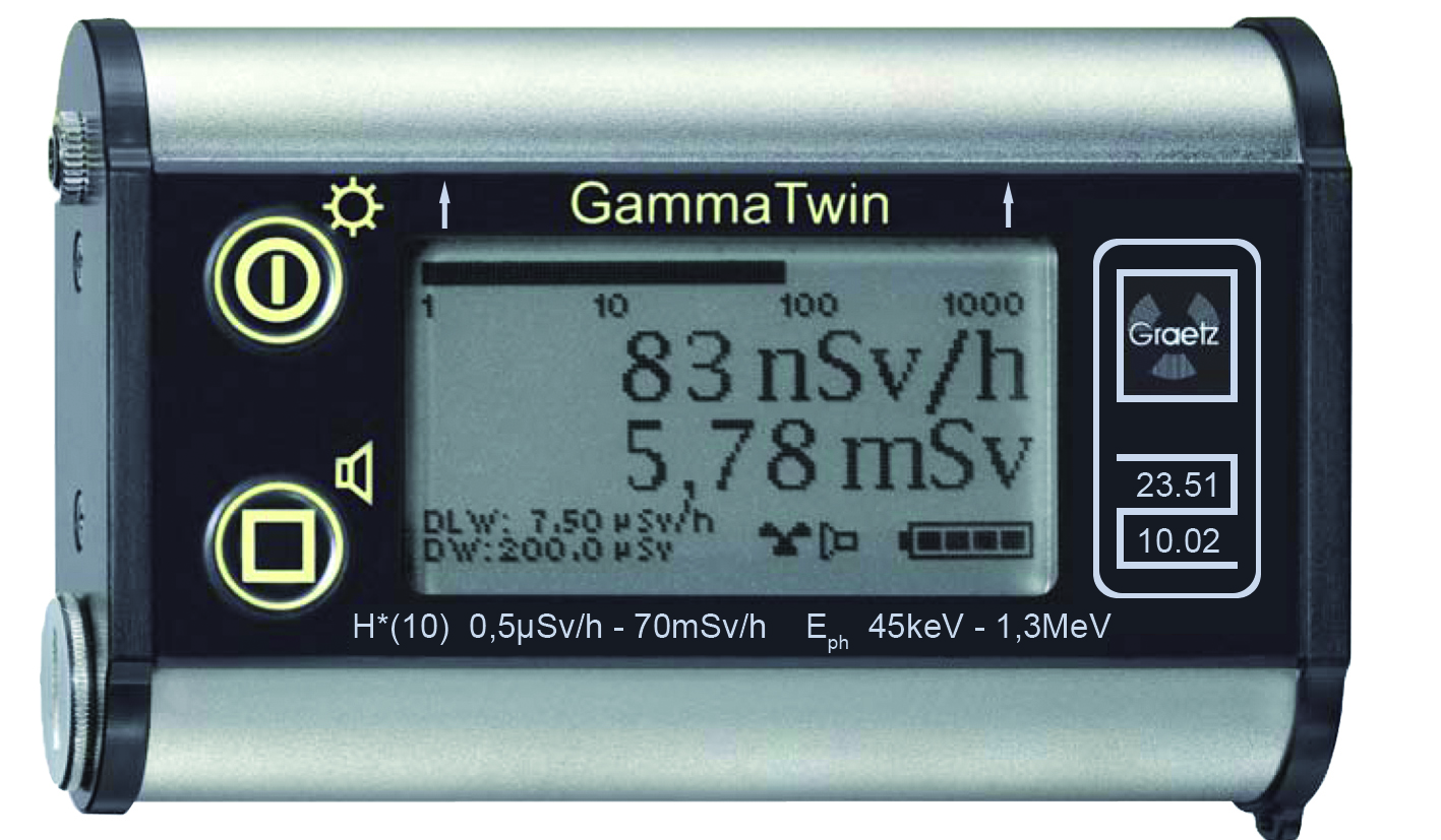 Dosisleistungsmessgerät GammaTwin