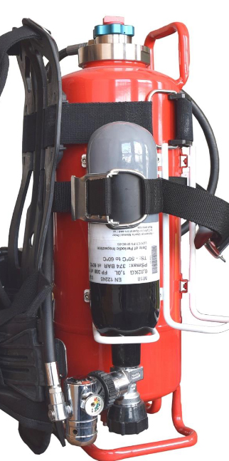 Stahlflasche 2 l /300 bar Druckluft - ungefüllt für HD