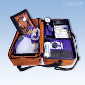 Notfalltasche First Responder, orange, gefüllt