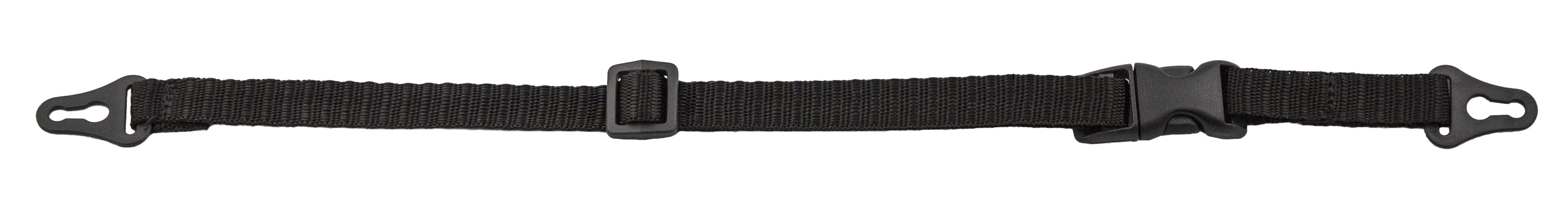Kinnriemen aus Gurtband 20 mm mit 2-Punkt Aufhängung
